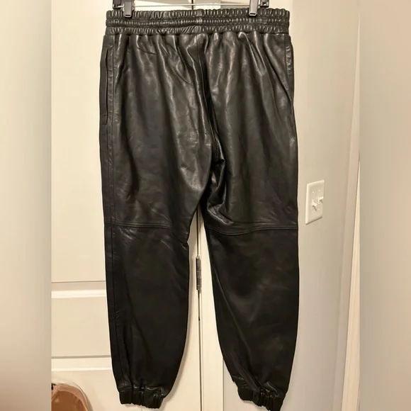 LITA by Ciara Leather Joggers NWT Large - Picture 9 of 12